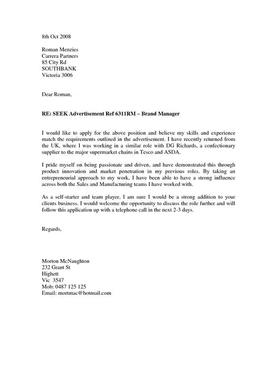 40599 cover letter review
