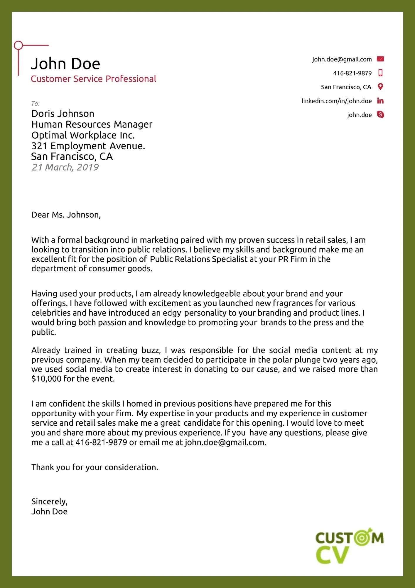 40613 cover letter mistakes