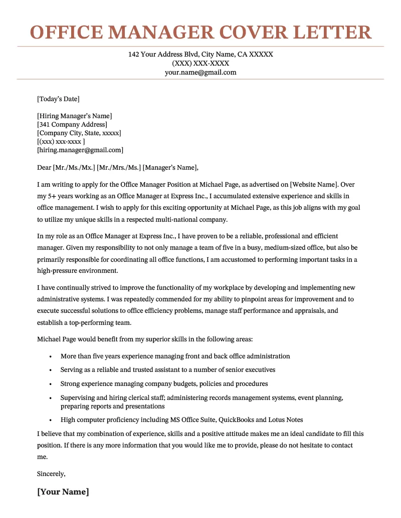 40616 cover letter management finance