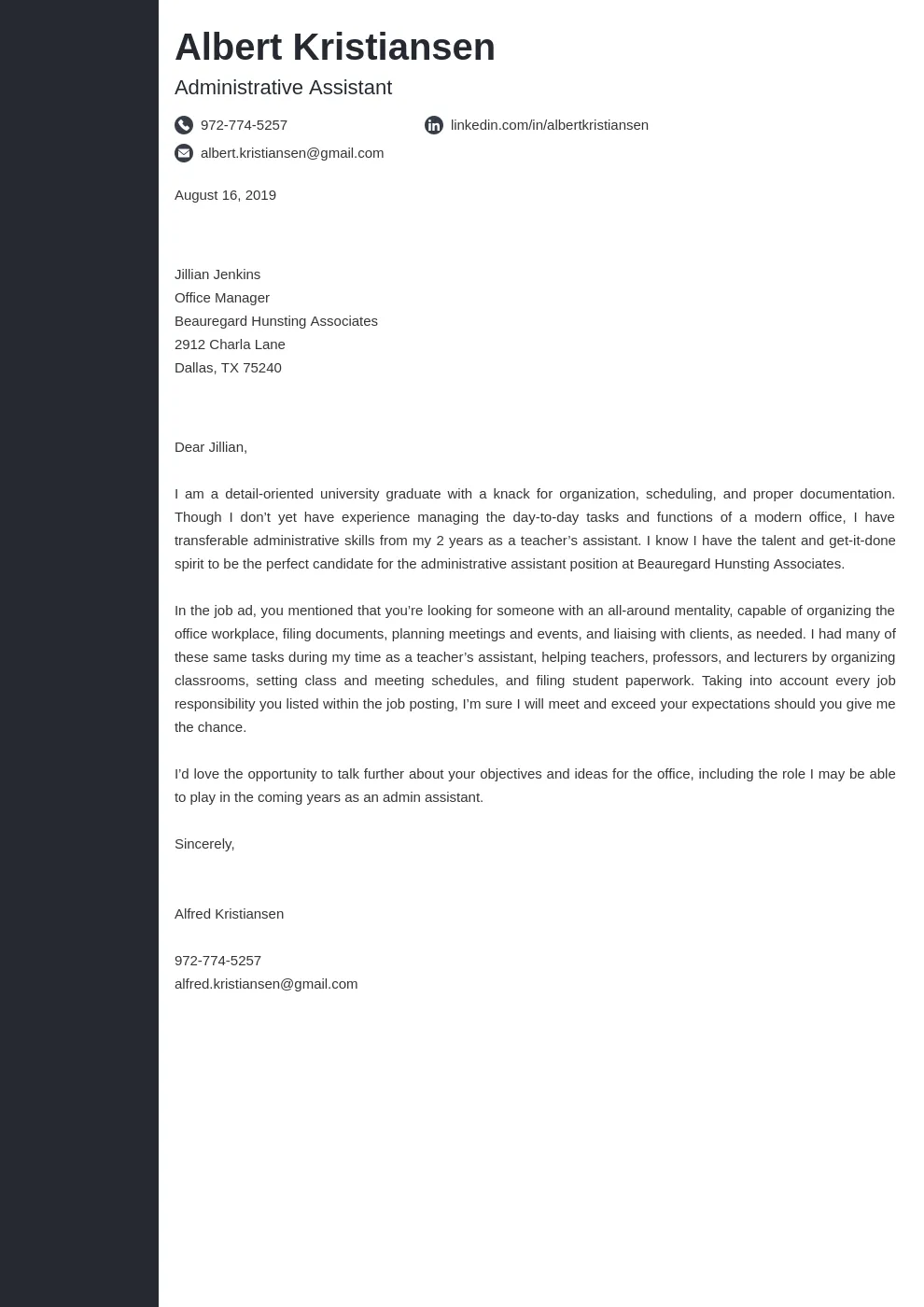 40620 proofread cover letter