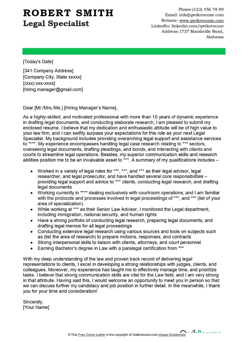 40625 legal cover letter header