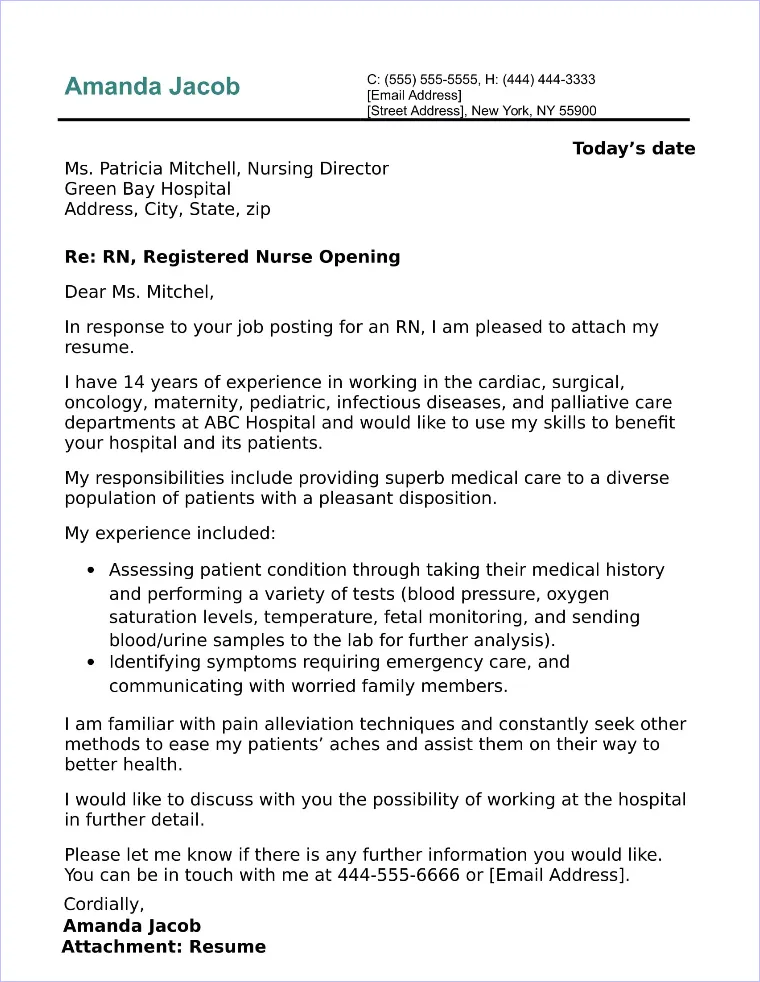 40629 cover letter importance