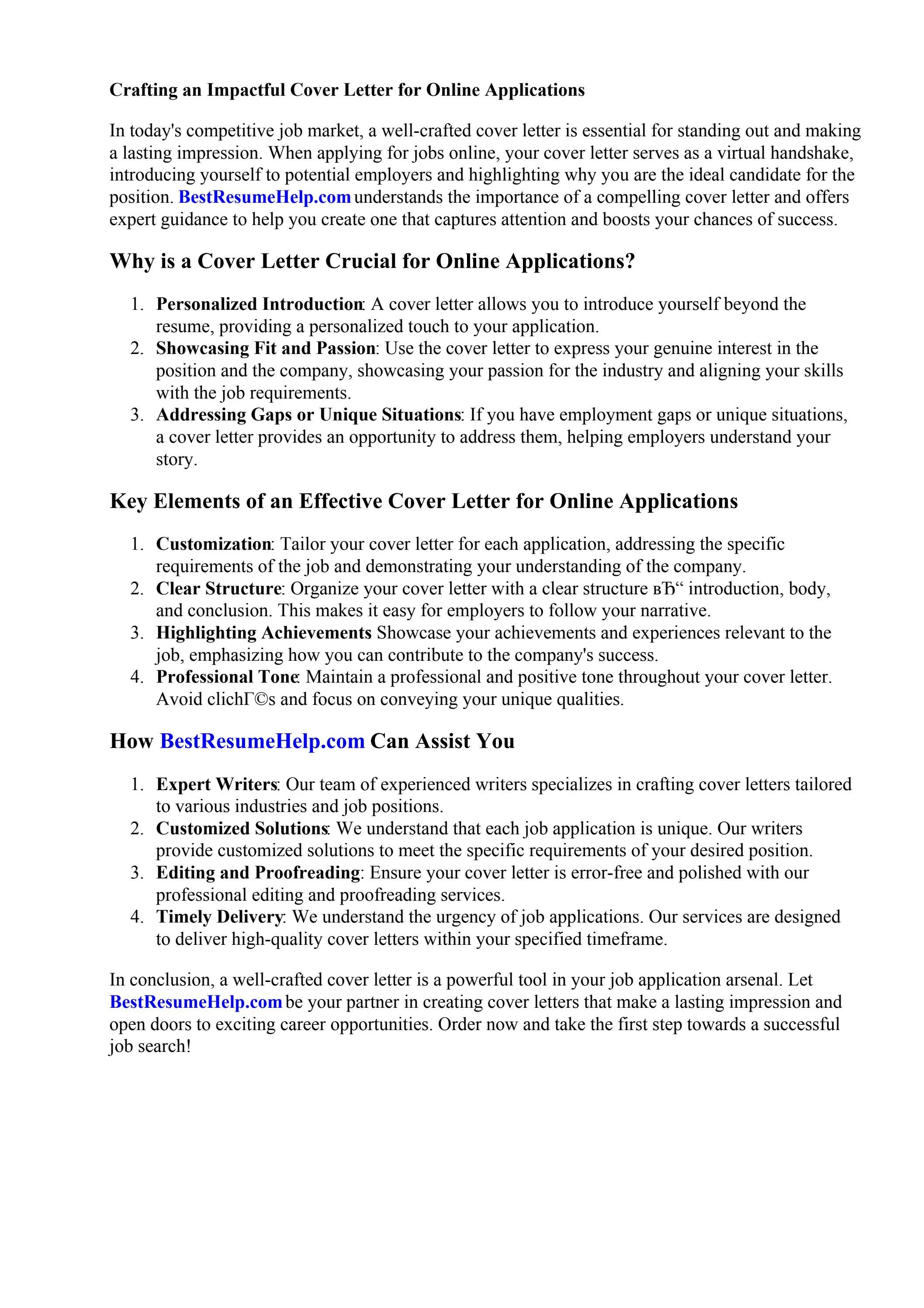 40635 cover letter formatting