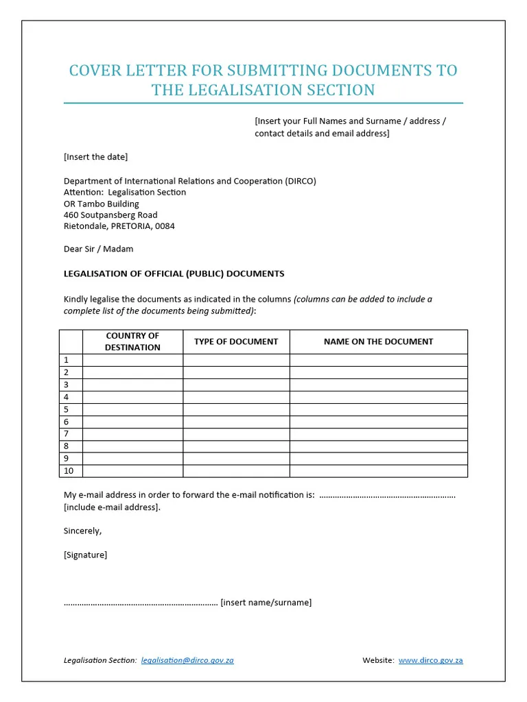 40650 cover letter components