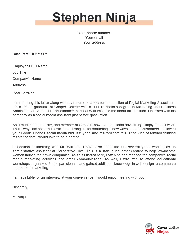 40651 principal cover letter fresh grad 5