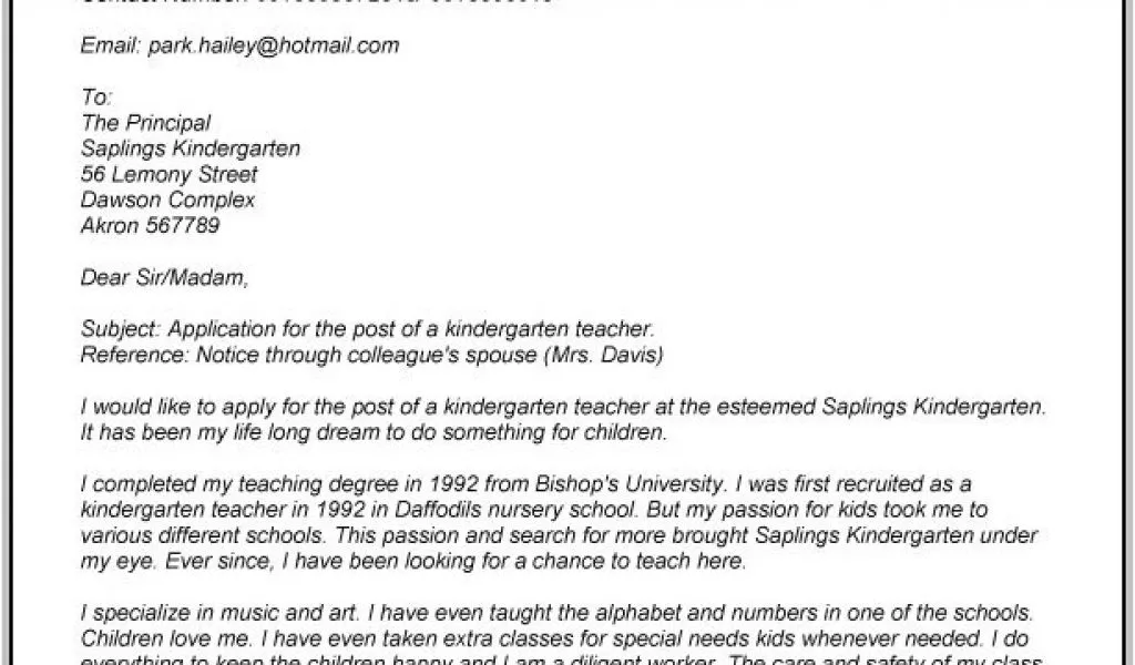 40653 cover letter purpose