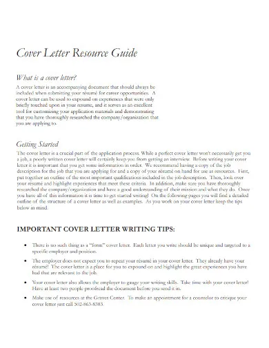 40655 cover letter components