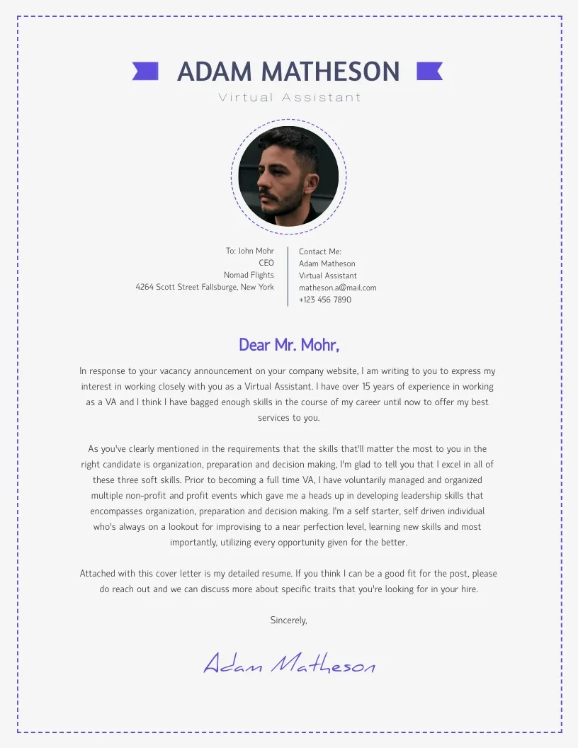 40655 cover letter tailoring