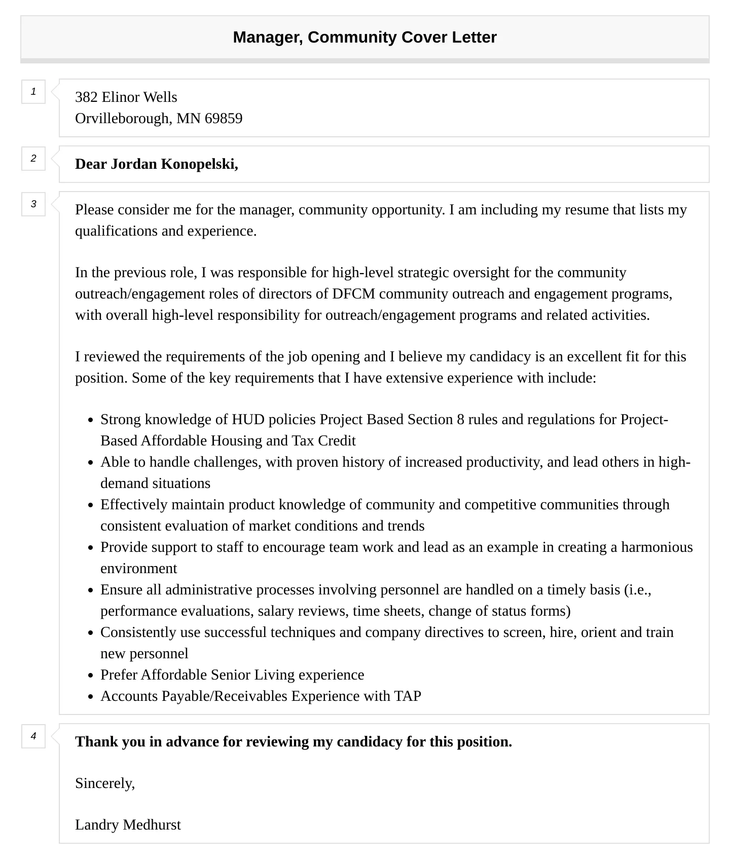 40659 cover letter structure