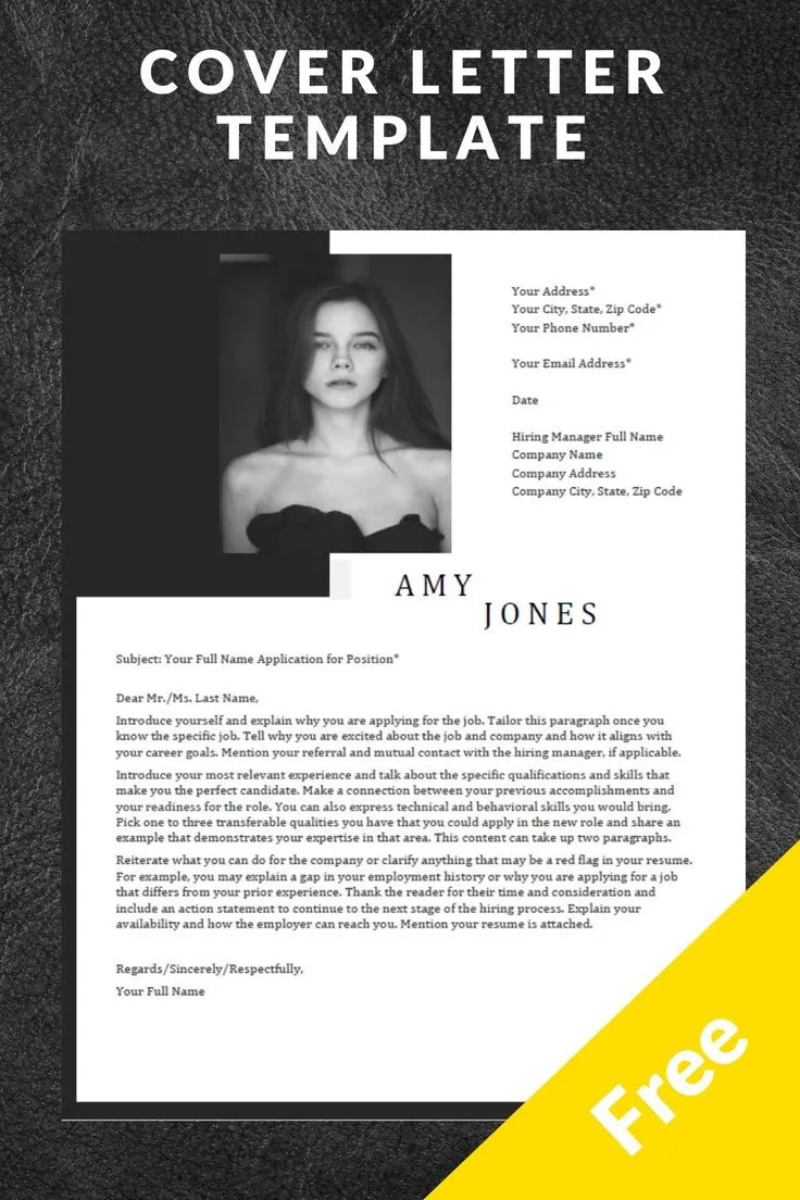 40664 simple cover letter template