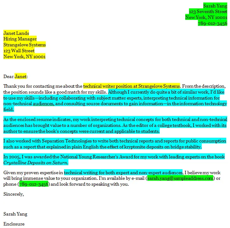 40669 cover letter tone