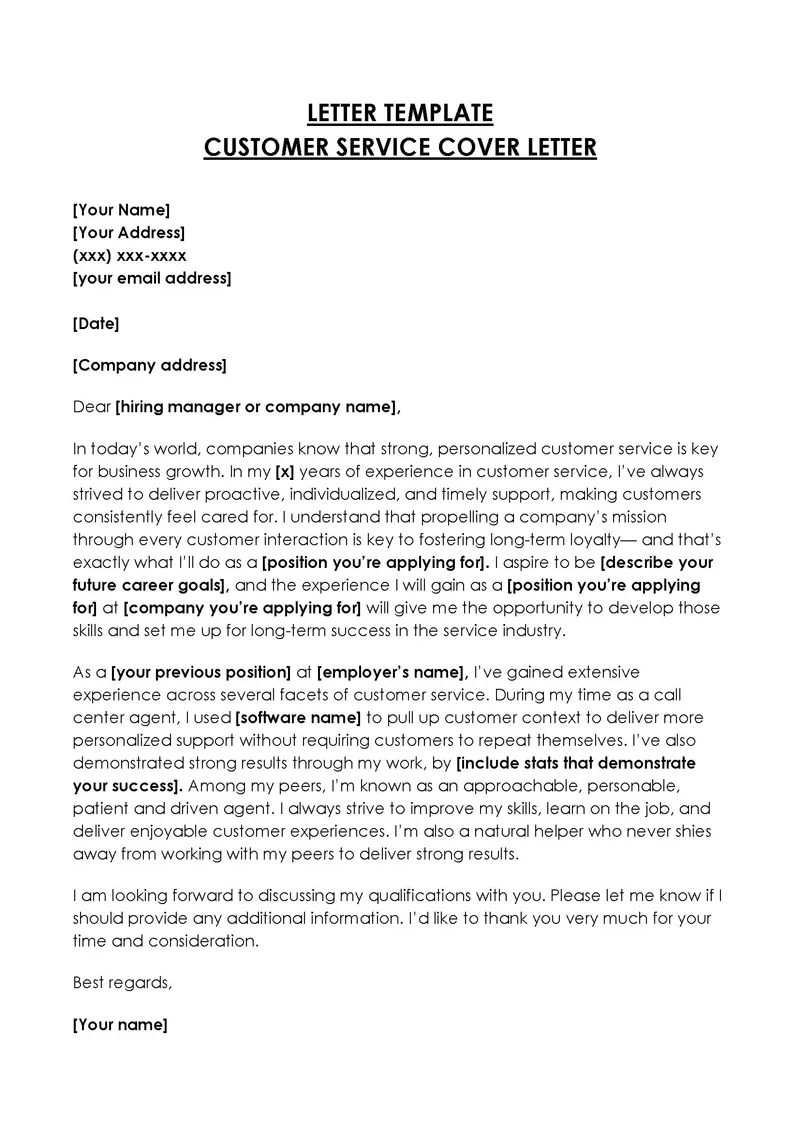 40680 achievements quantification cover letter