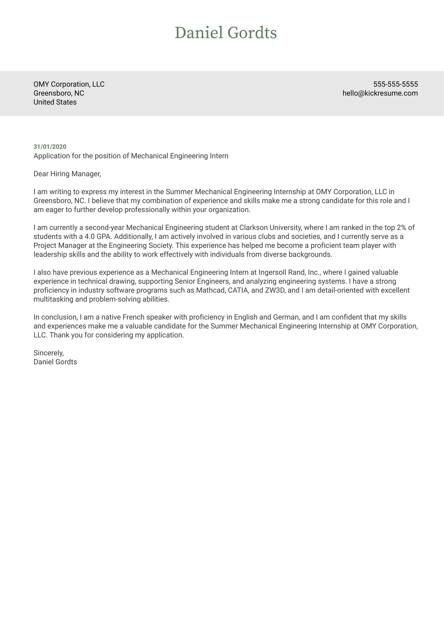 40686 proofreading cover letter