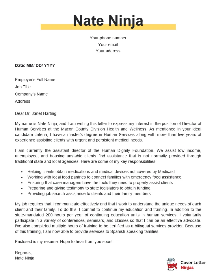 40696 entry level human services cover letter 7