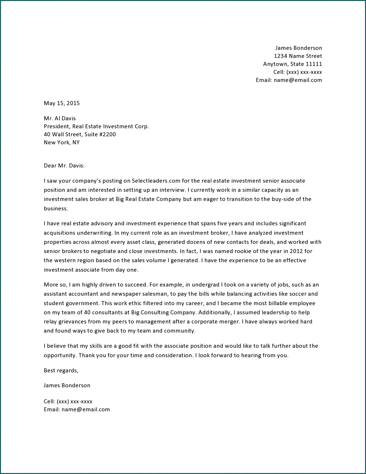 40704 cover letter mistakes