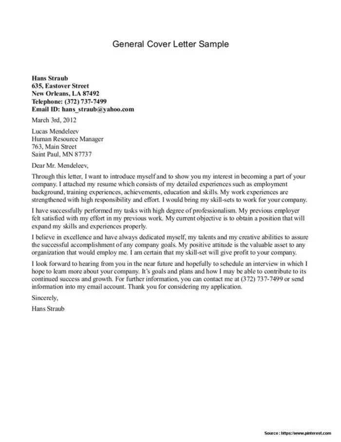 40707 achievements cover letter