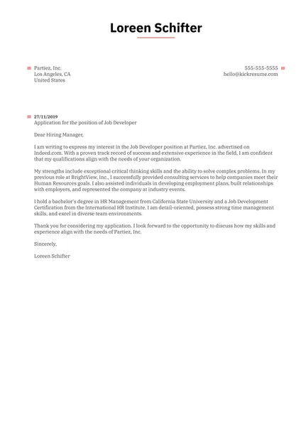 40708 cover letter proofreading