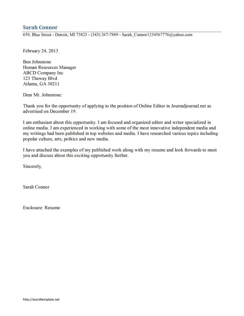 40710 quantify achievements cover letter