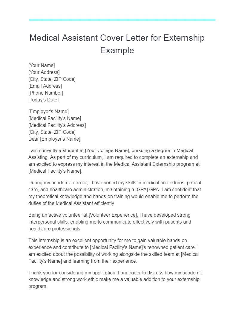 40716 physician assistant cover letter