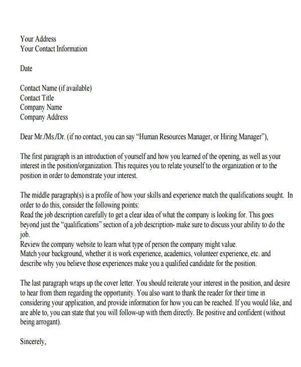 40720 cover letter benefits 5