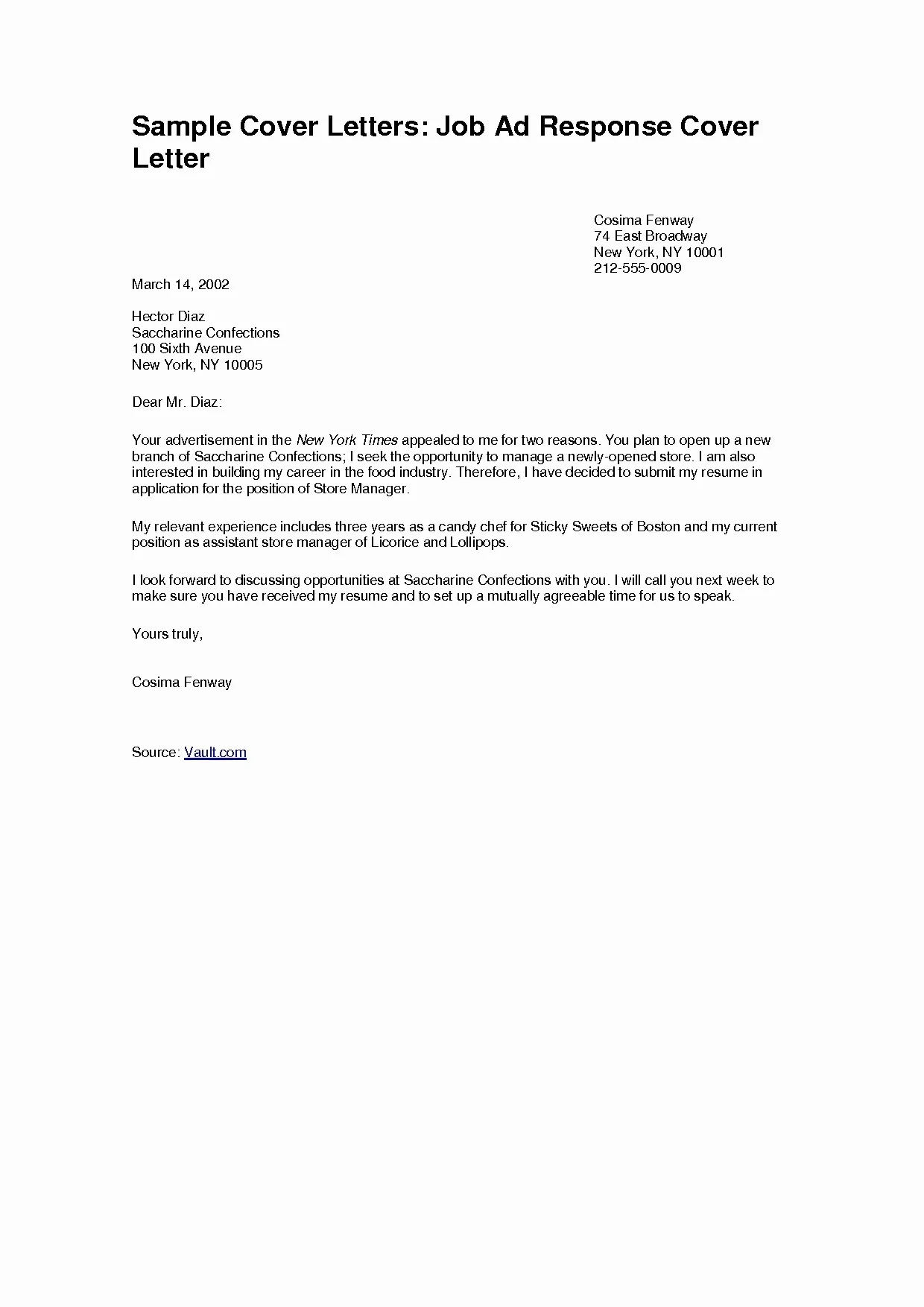 40734 cover letter skills