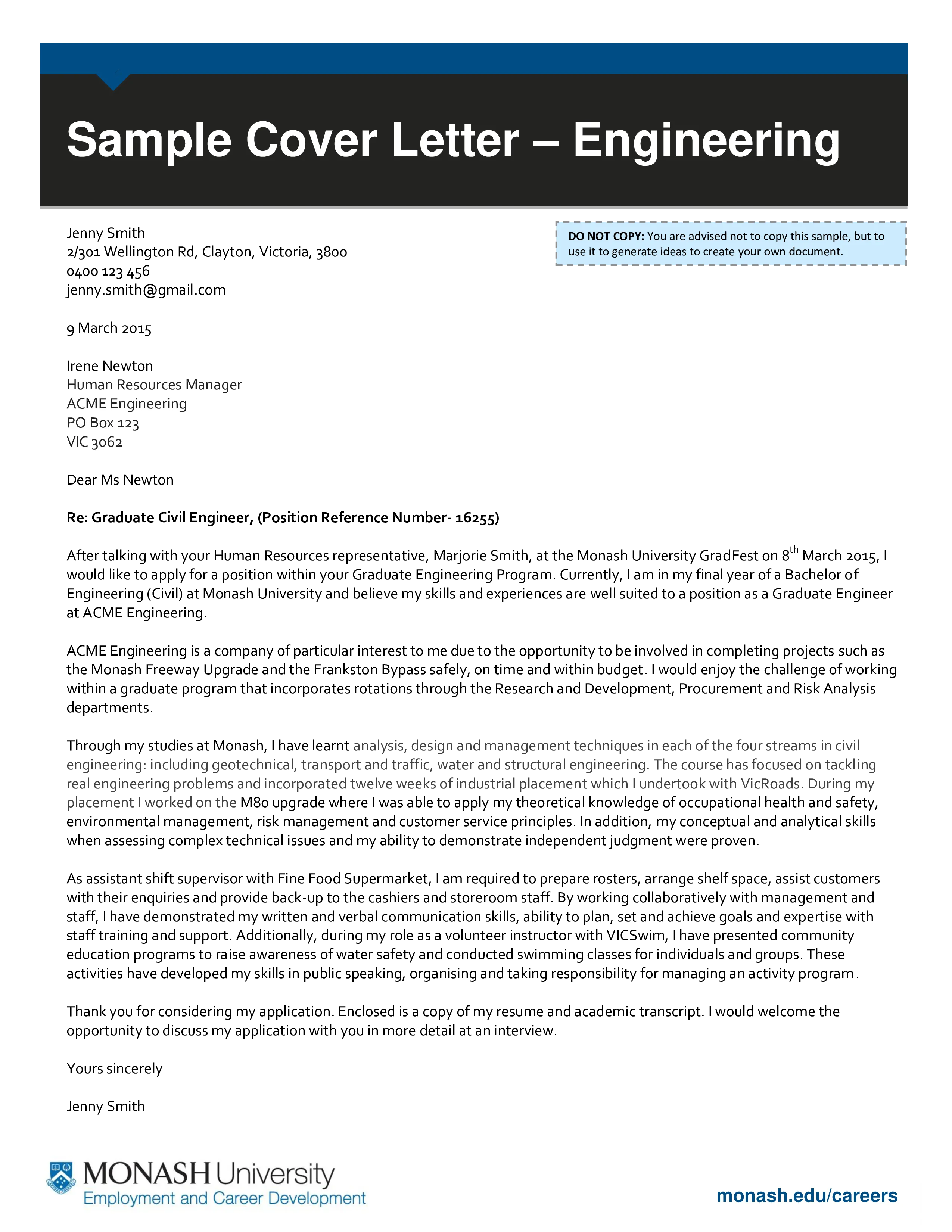 40760 engineering cover letter closing