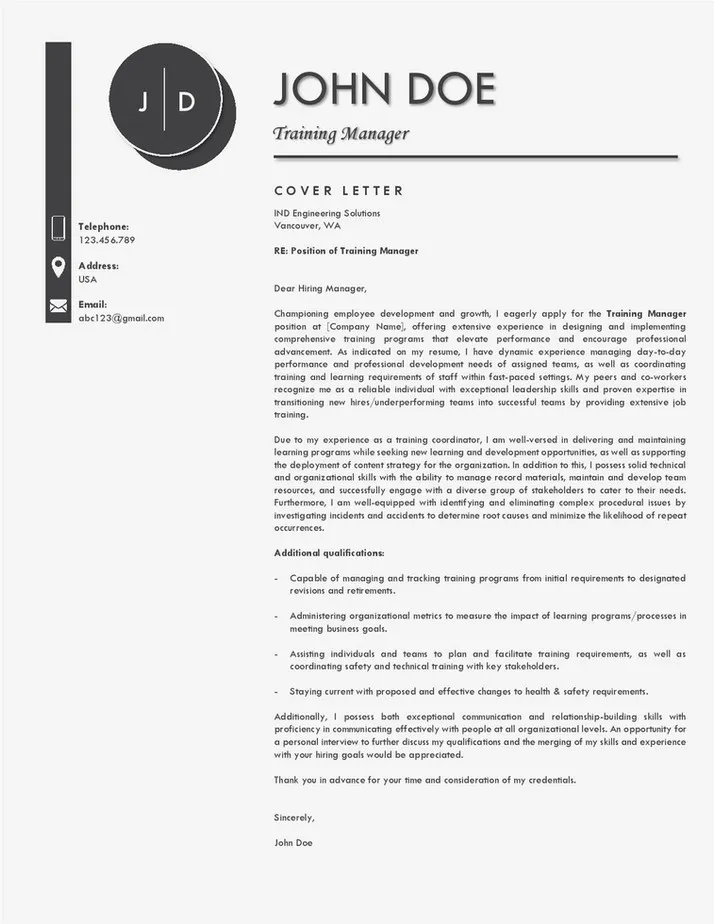 40769 cover letter achievements