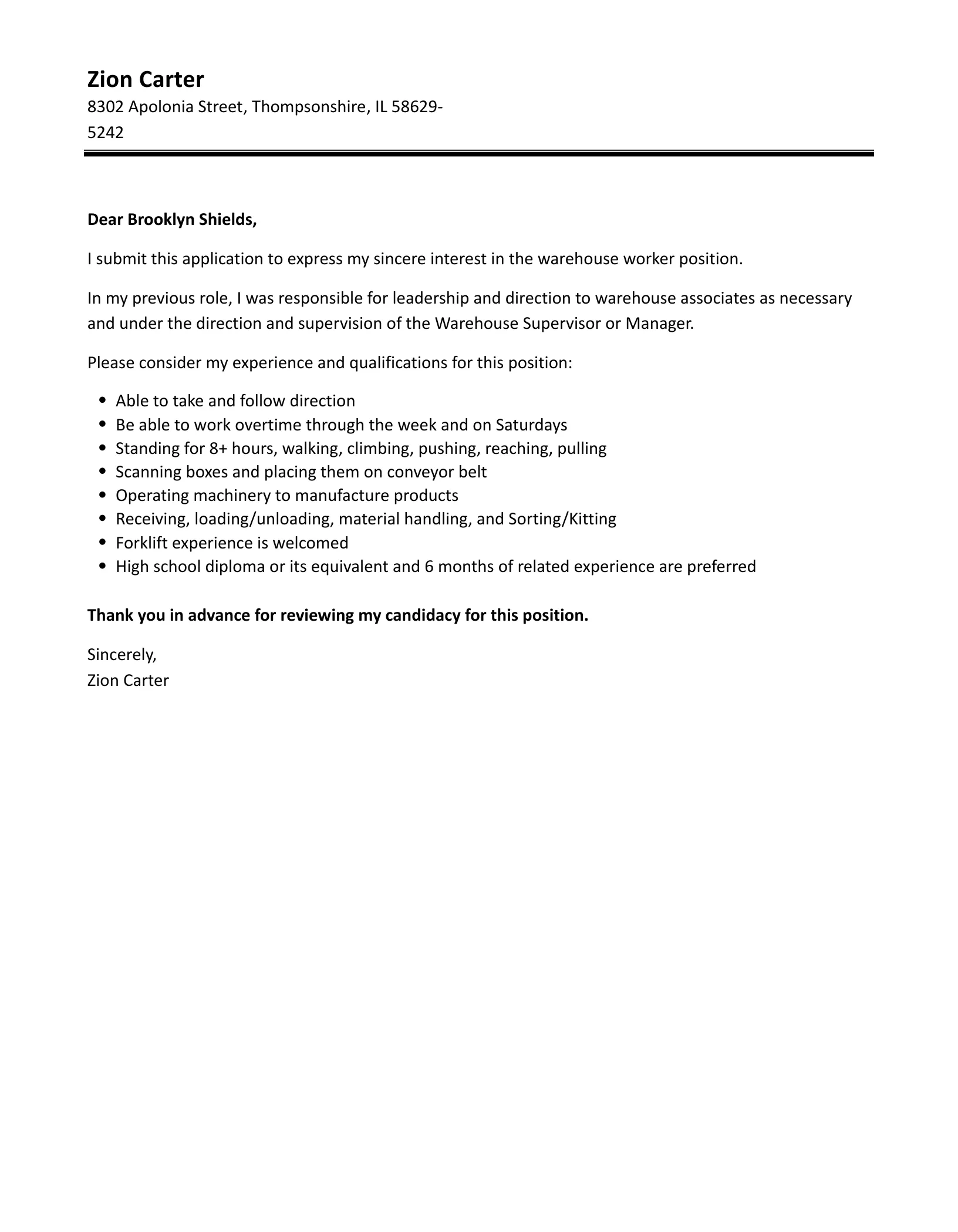 40771 warehouse safety procedures