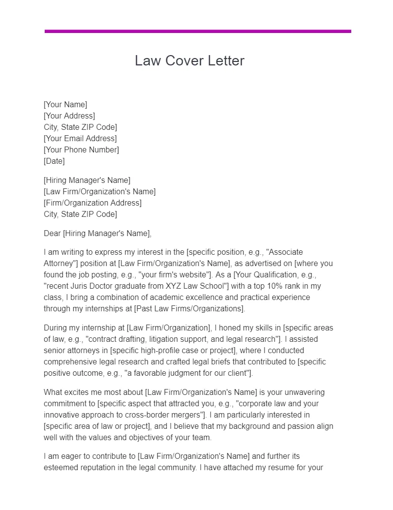 40776 law cover letter body