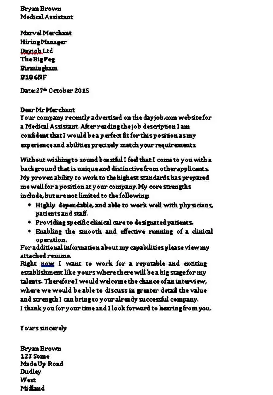 40786 cover letter format