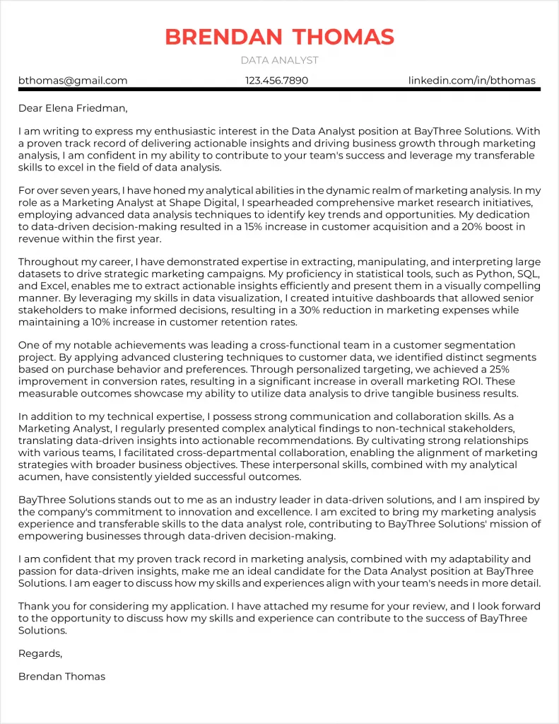 40792 customizing cover letter internship