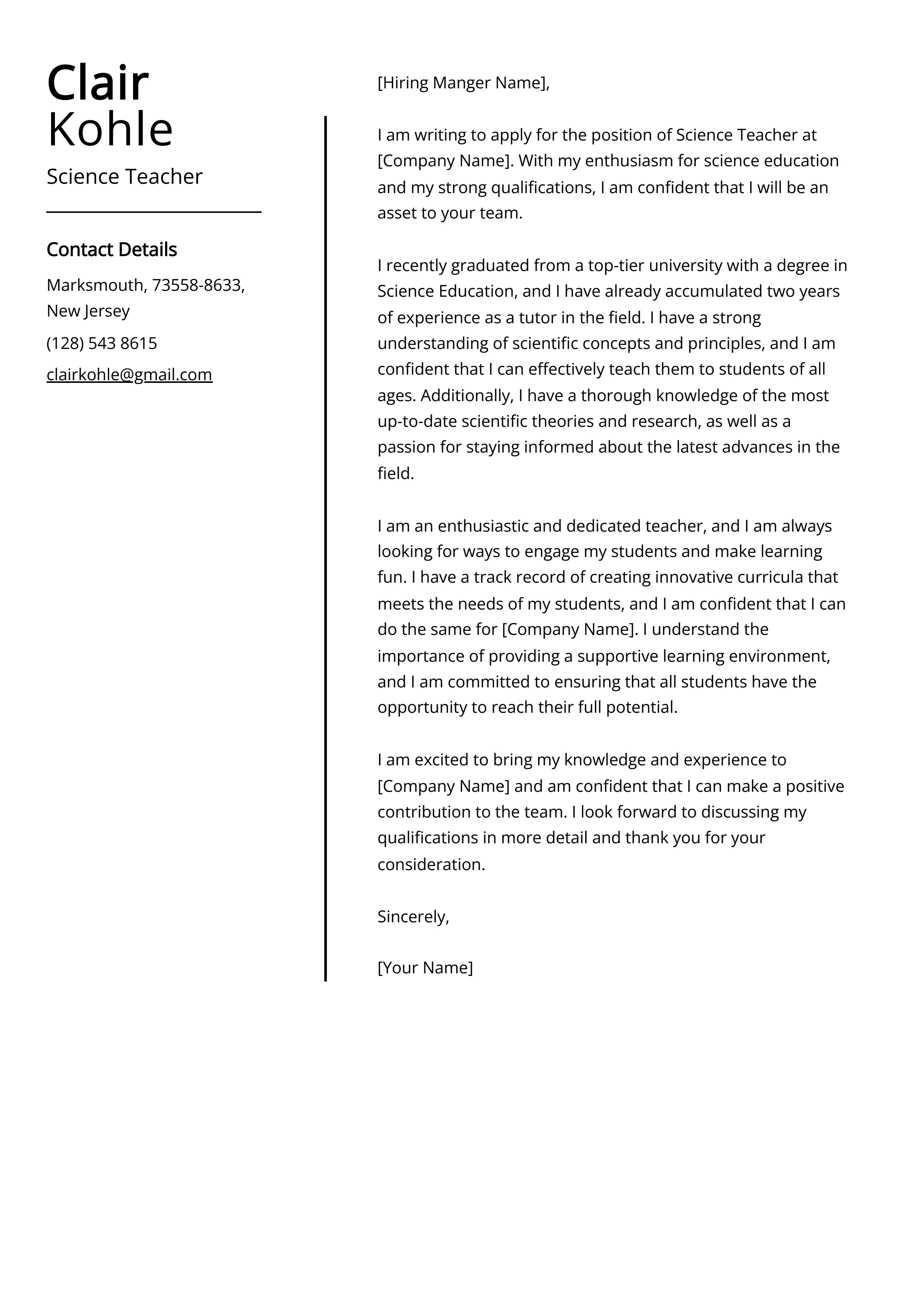 40795 science teacher cover letter 2
