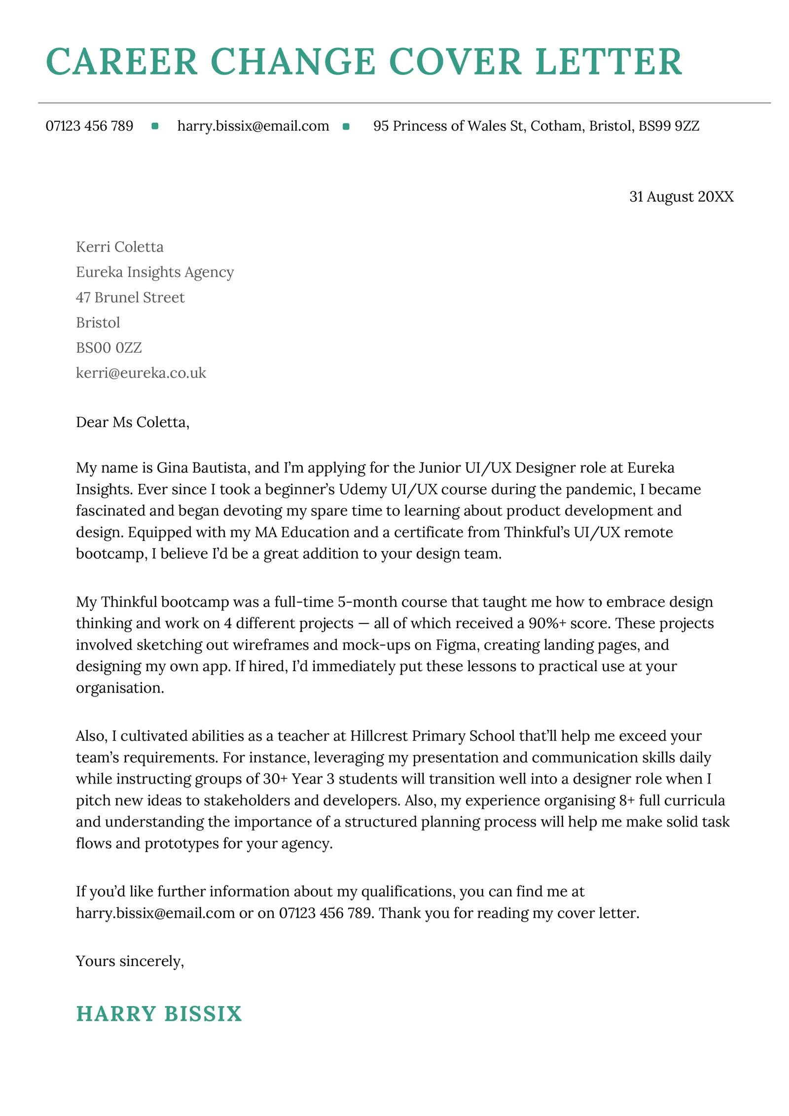 40803 cover letter mistakes