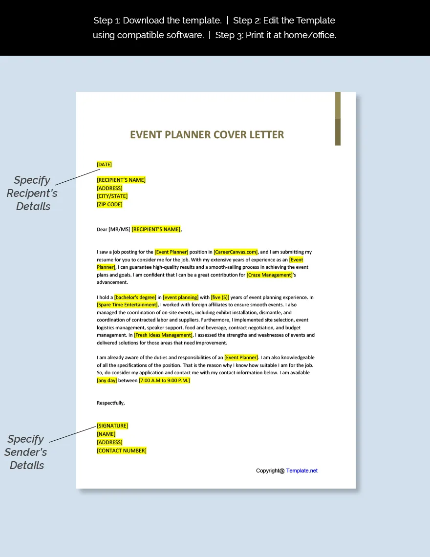 40804 events cover letter closing