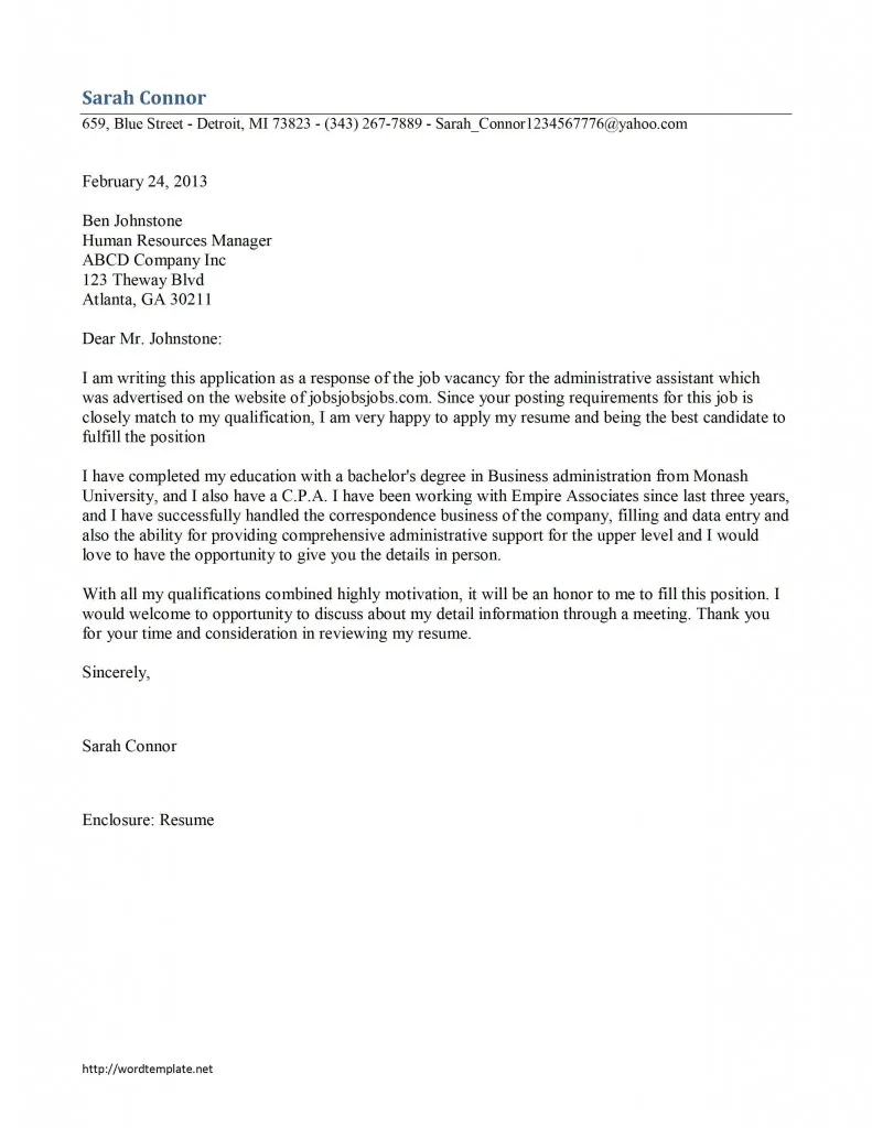 40808 administrative assistant cover letter image5