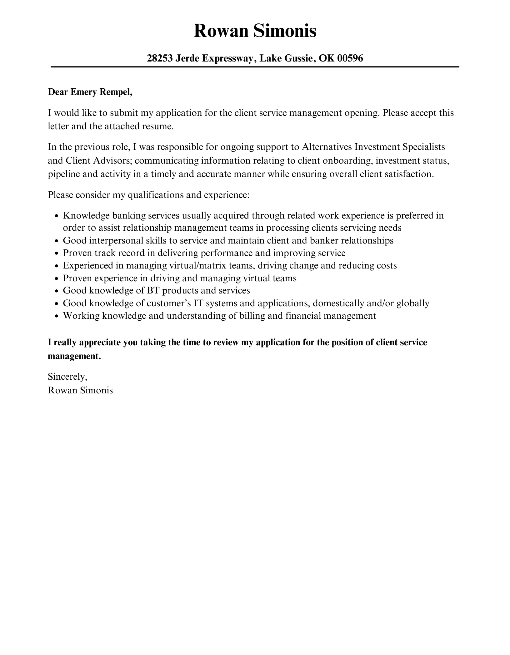 40810 achievements cover letter