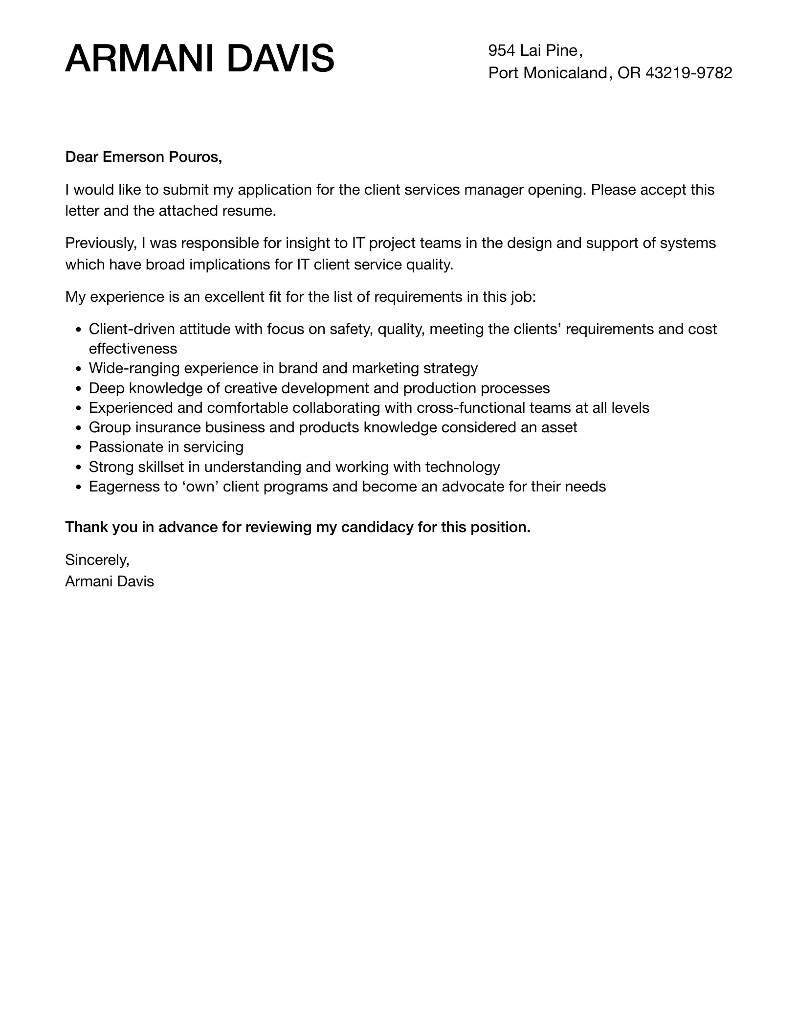 40810 client needs