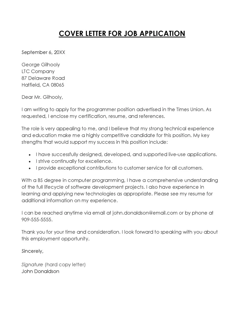 40816 tailoring cover letter