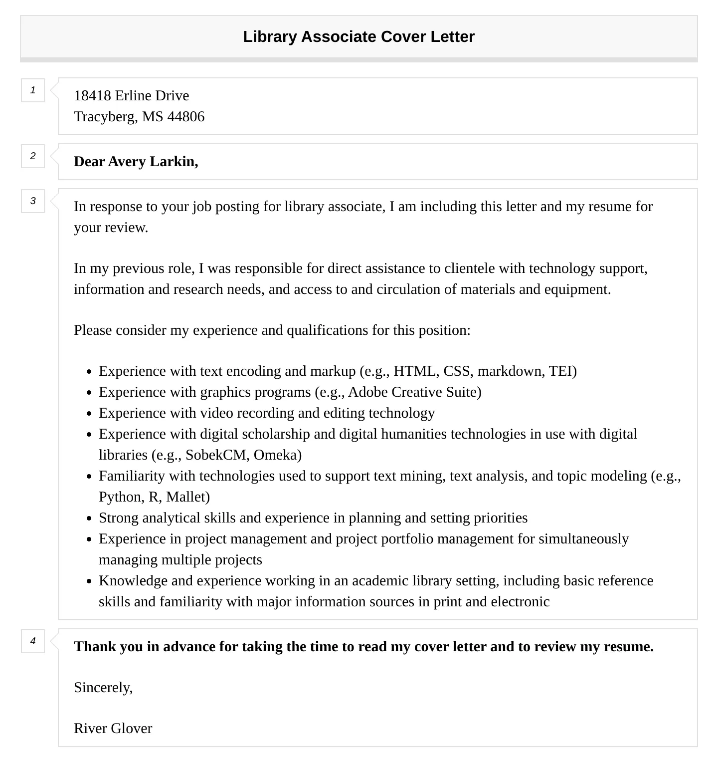 40824 library associate experience