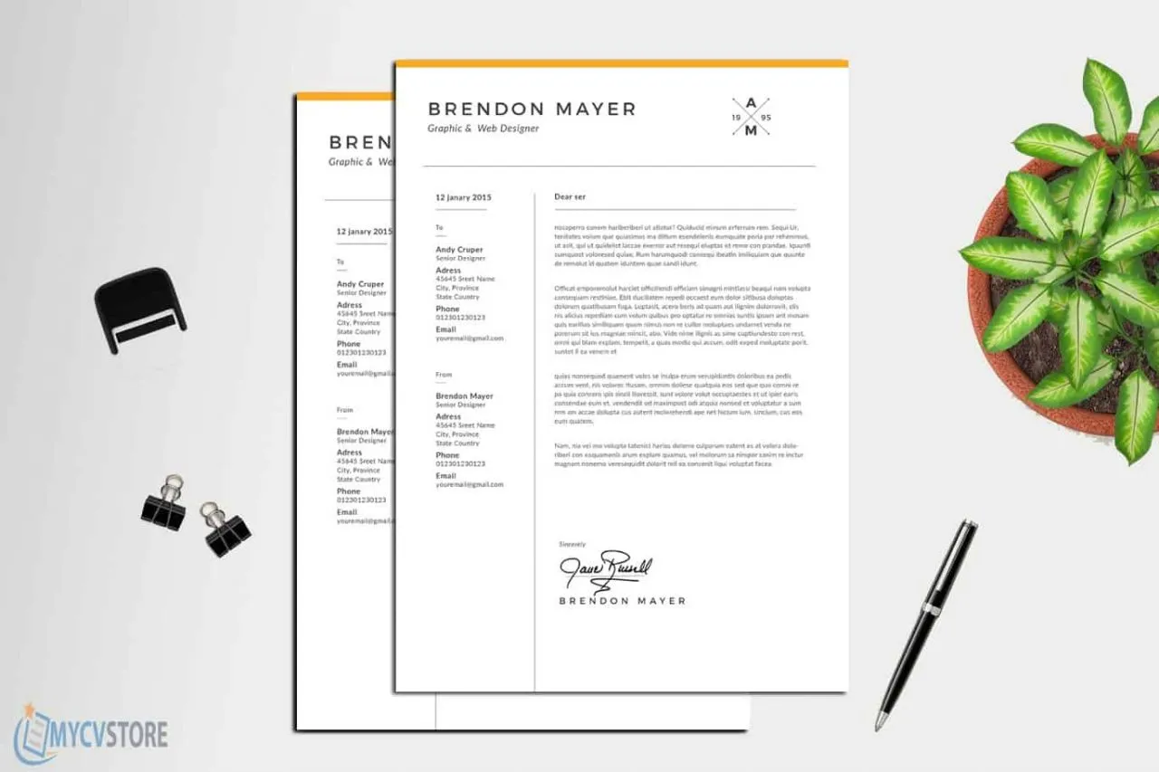 40829 minimalist cover letter