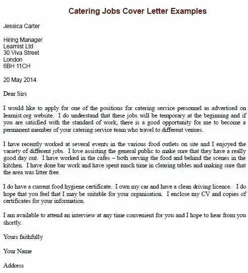 40843 job fair cover letter body