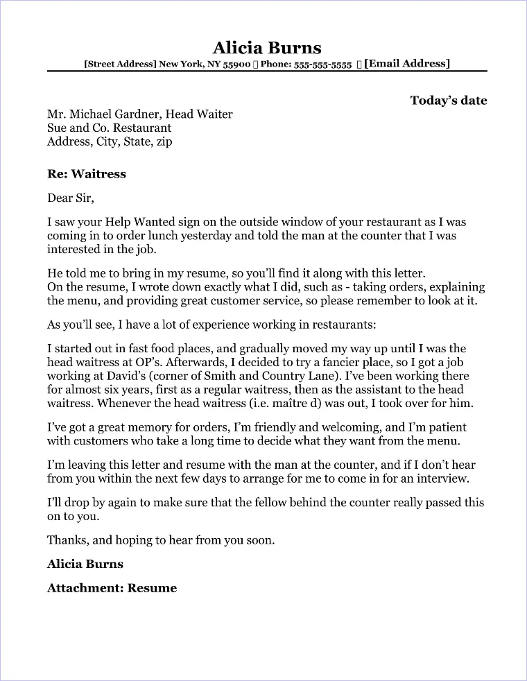 40851 restaurant cover letter mistakes