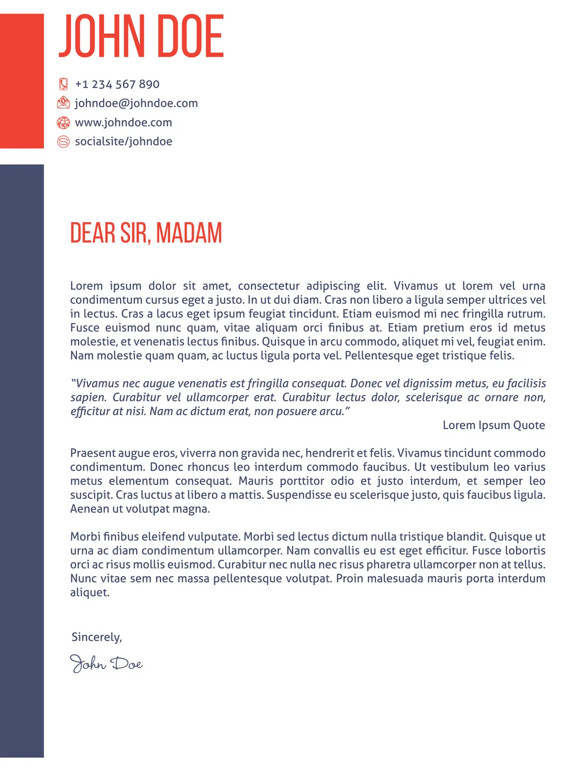 40853 cover letter formatting