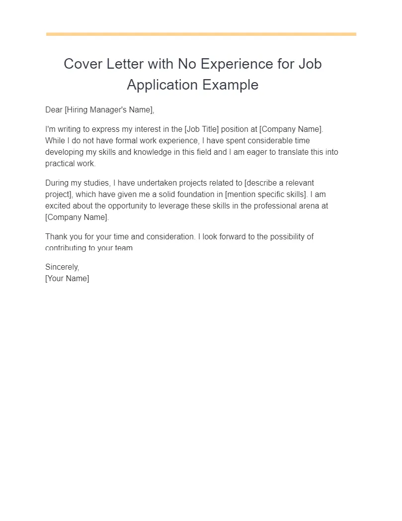40860 cover letter no experience 2