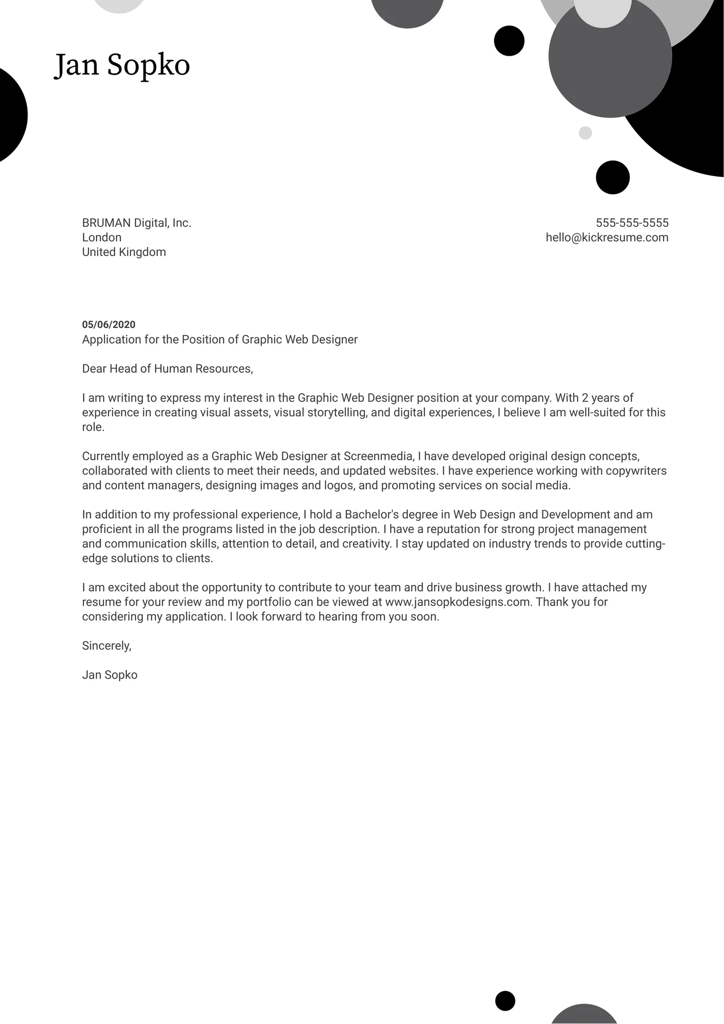 40867 creative cover letter 5