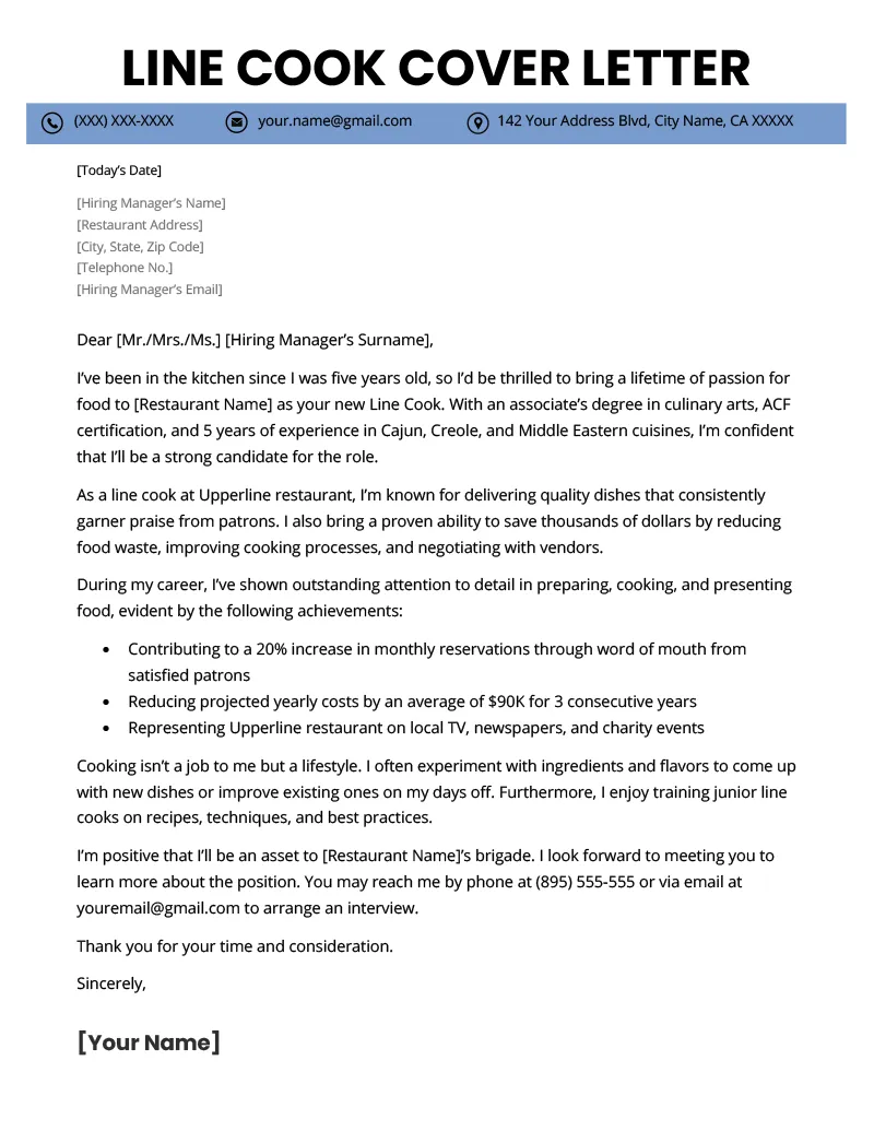 40872 cook cover letter skills