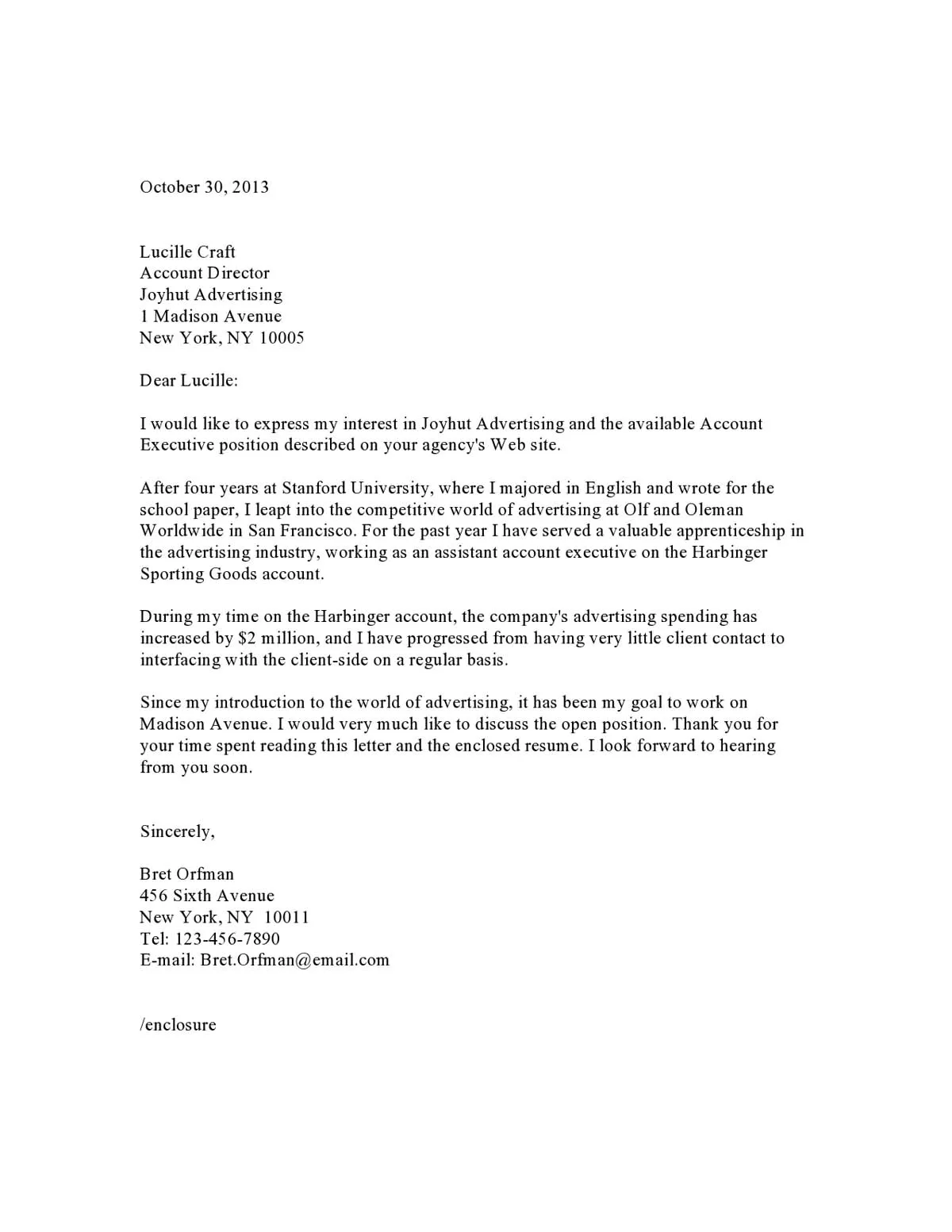 40880 cover letter skills