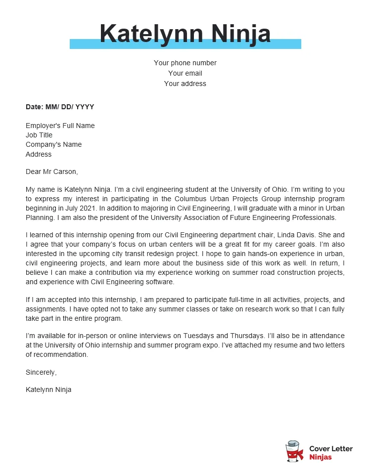 40881 engineering internship cover letter 7