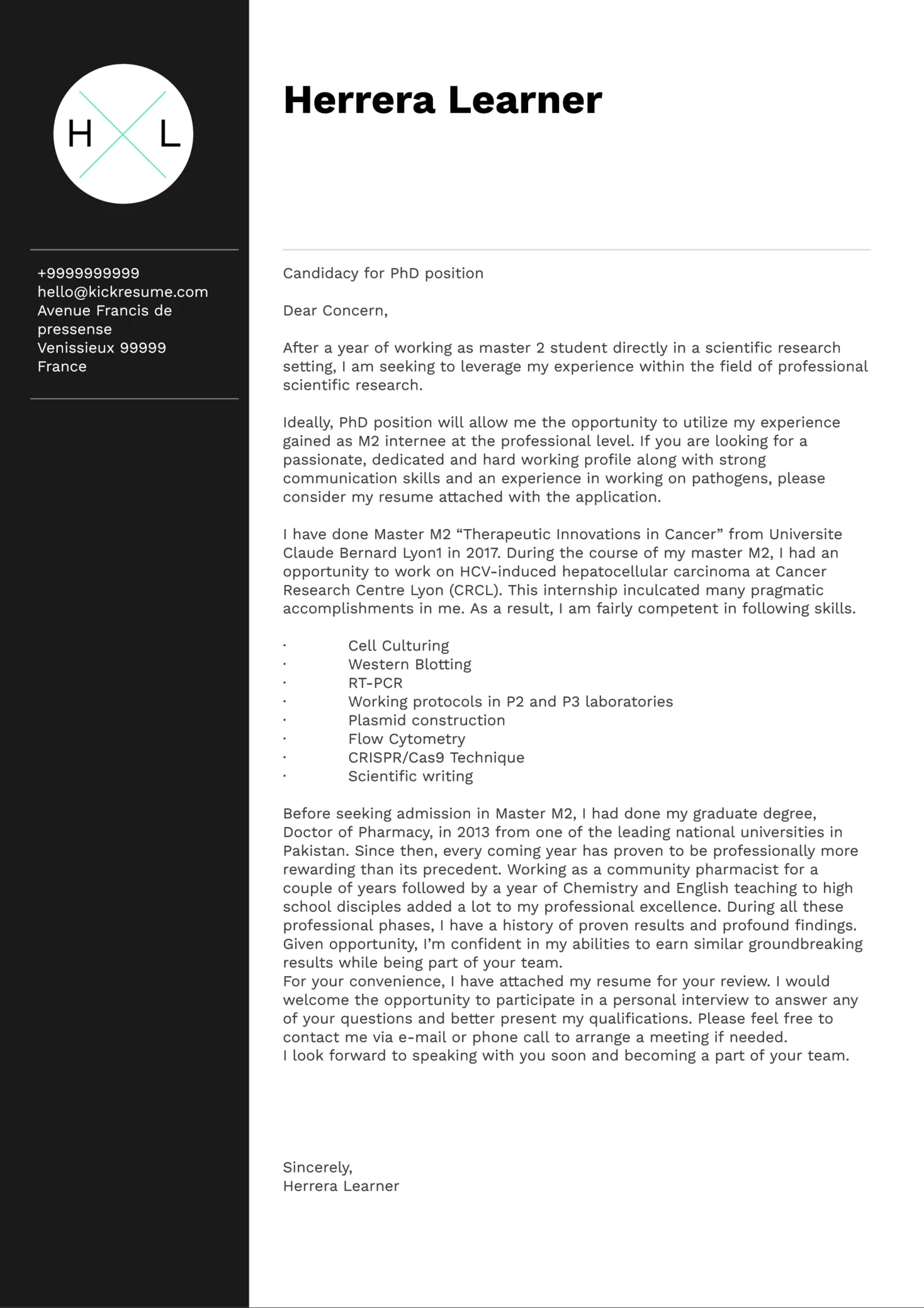 40885 phd cover letter body