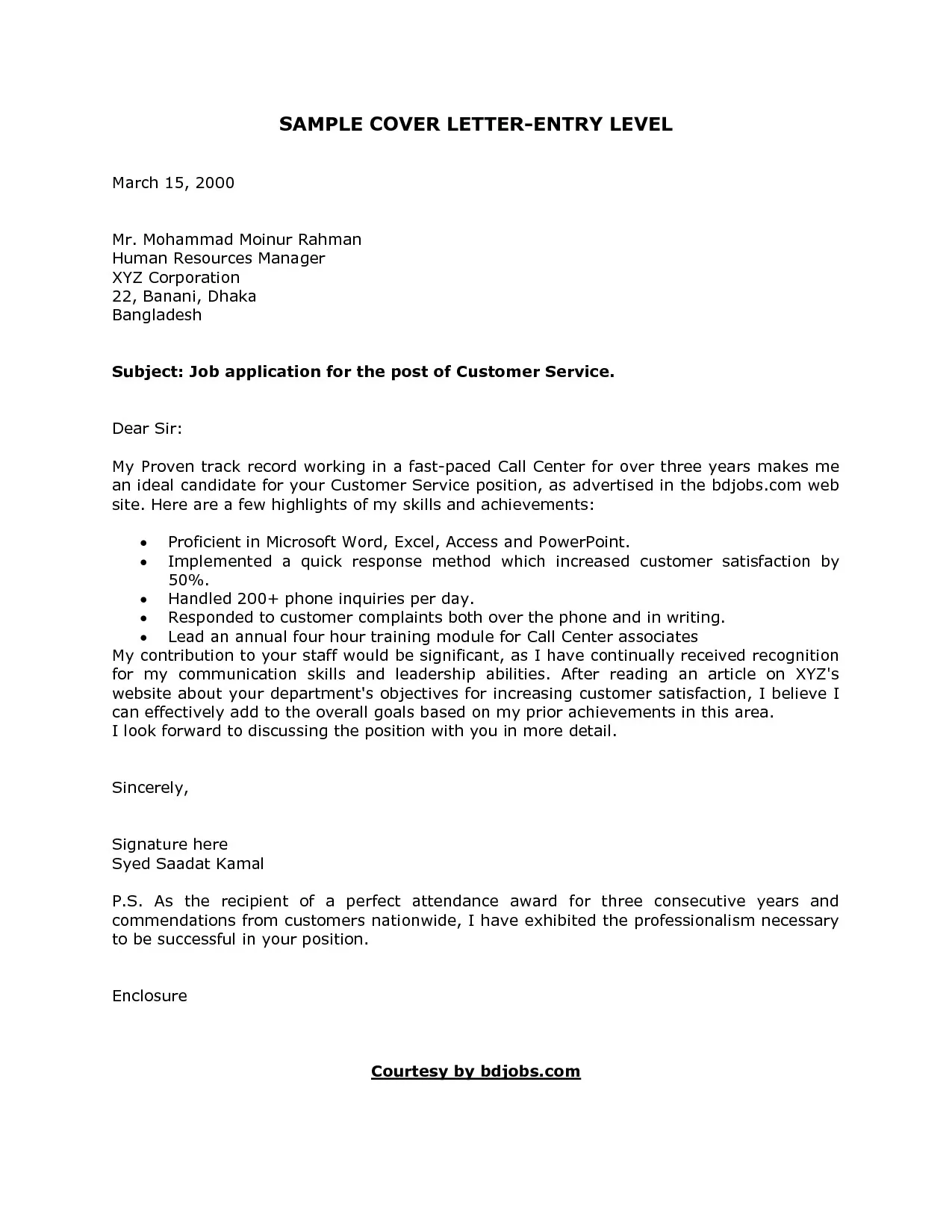 40887 marketing cover letter